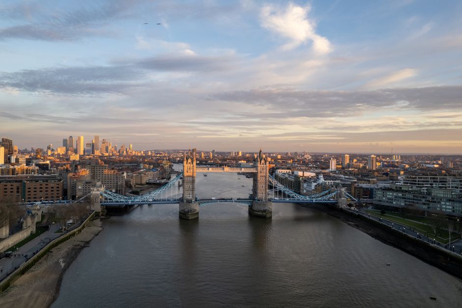 thames, london, river, nature, uk, city, cityscape, aerial view, sunset