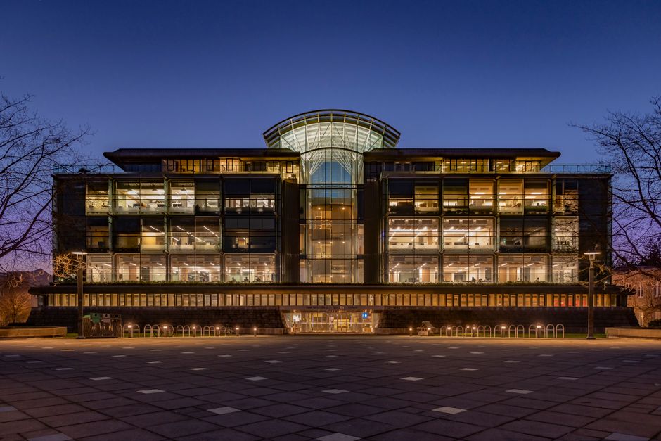 university library, building, street, university of graz, architecture, university, modern architecture, modern building, facade, graz, austria, university, university, university, university, university